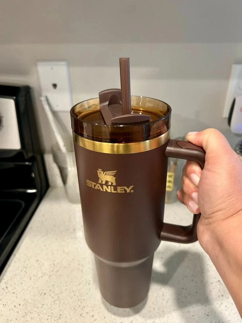 Stanley Chocolate Gold Quencher 40oz Tumbler Flowstate H2.0 Factory Sealed thumbnail 3